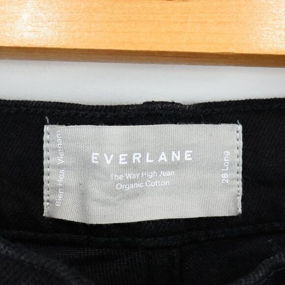 Everlane The Way High Jean Coal 28 Long NWOT - Picture 6 of 10